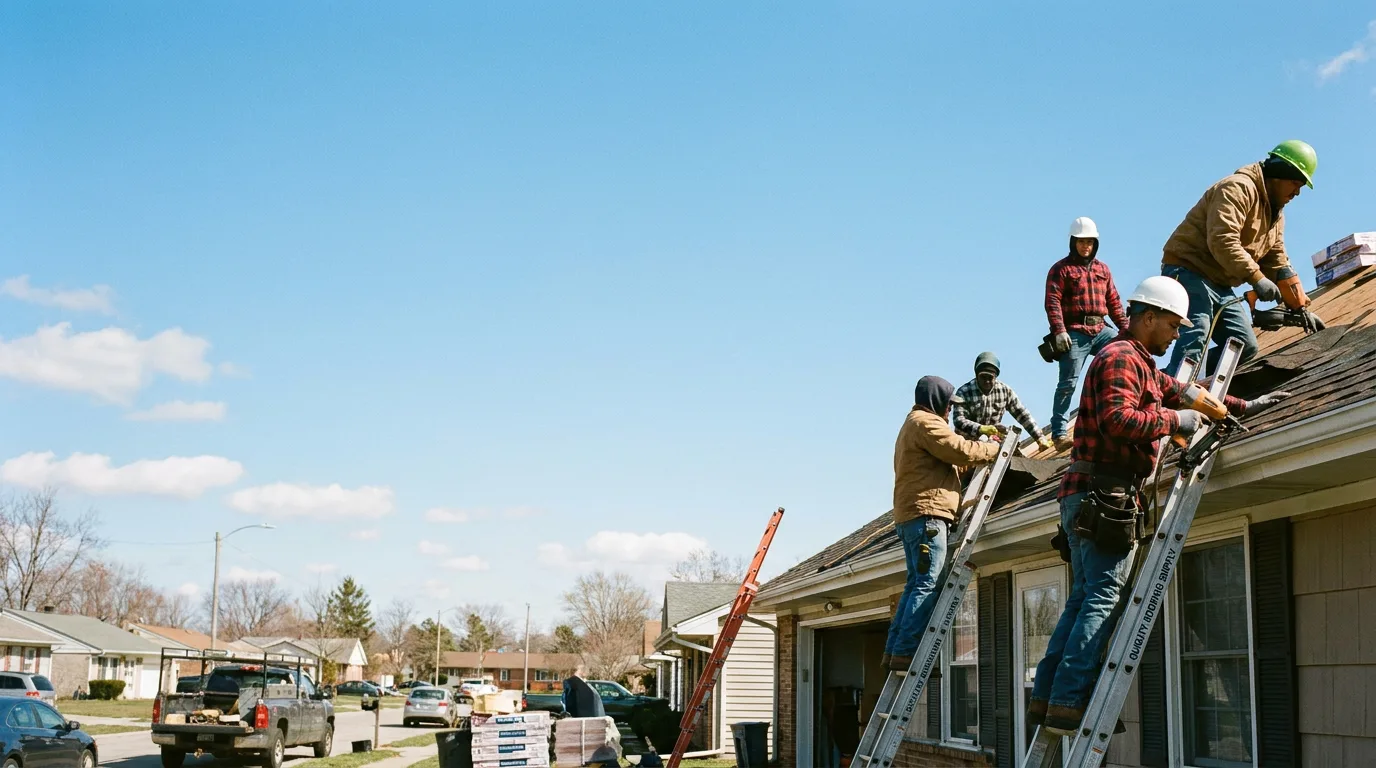 Roofing in Levering, MI near me